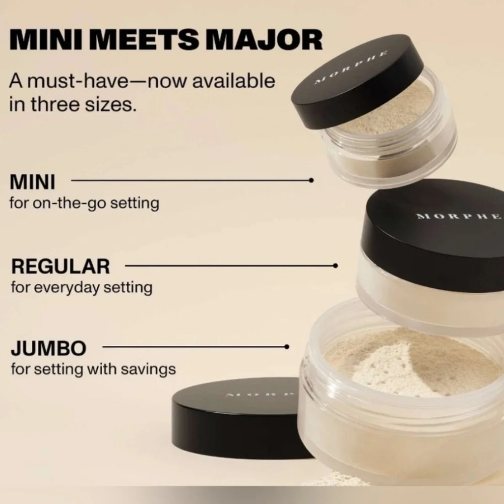 MORPHE Bake & Set 16 Hour Setting Powder in Translucent Size:9 g/0.31oz NWT